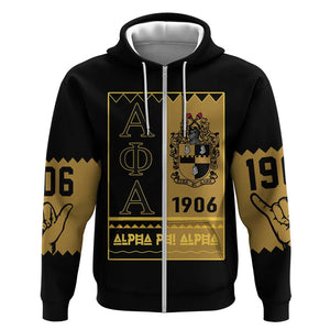 Alpha Phi Alpha Fraternity Hoodie Stylish Black For Members