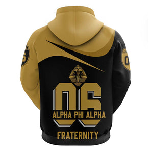 Alpha Phi Alpha Fraternity Hoodie Curve Design For Fraternity Pride