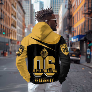 Alpha Phi Alpha Fraternity Hoodie Curve Design For Fraternity Pride