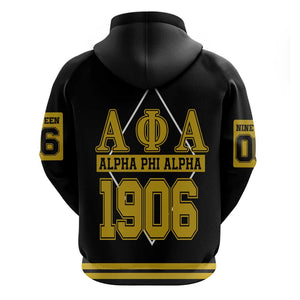 Ice Cold 06 Alpha Phi Alpha With Diamond Accents Hoodie