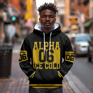 Ice Cold 06 Alpha Phi Alpha With Diamond Accents Hoodie