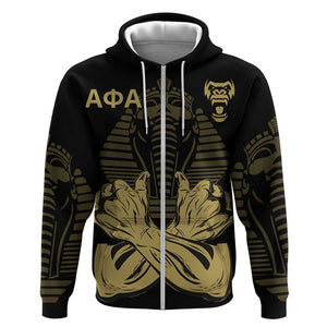 Alpha Phi Alpha Pullover With Embroidered Greek Hoodie Fraternity Pride