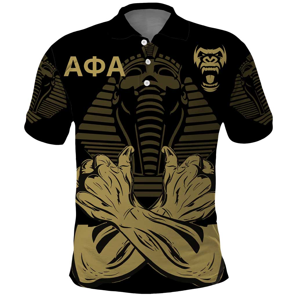 Alpha Phi Alpha Pullover With Embroidered Greek Polo Shirt Fraternity Pride