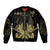 Alpha Phi Alpha Pullover With Embroidered Greek Sleeve Zip Bomber Jacket Fraternity Pride