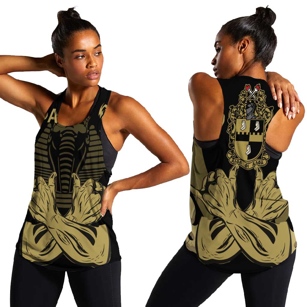 Alpha Phi Alpha Pullover With Embroidered Greek Women Racerback Tank Fraternity Pride