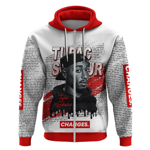 Tupac Shakur Change Hoodie African American - Afroprintwear