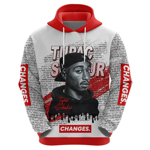 Tupac Shakur Change Hoodie African American - Afroprintwear