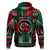 Power Fist And Patterns In Pan African Hoodie - Afroprintwear