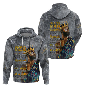 Black Man Africa Hoodie Naturally King - Afroprintwear