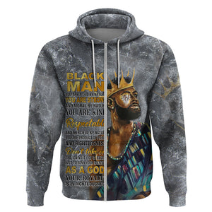 Black Man Africa Hoodie Naturally King - Afroprintwear