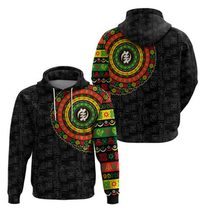 Adinkra Symbols Hoodie African Culture - Afroprintwear