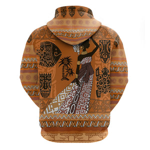 Personalized Beautiful Woman African Hoodie - Afroprintwear