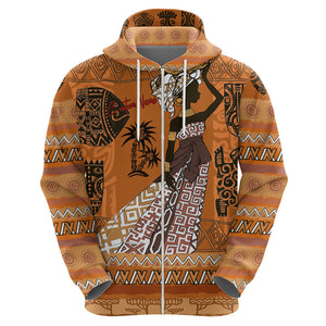 Personalized Beautiful Woman African Hoodie - Afroprintwear