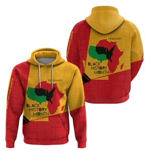 Black History Month Hoodie African February - Afroprintwear