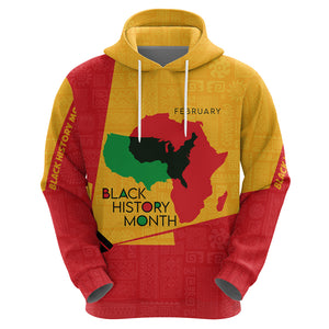 Black History Month Hoodie African February - Afroprintwear