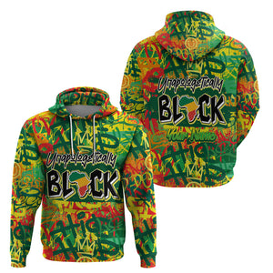 Personalized Colorful African Unapologetically Black Hoodie - Afroprintwear