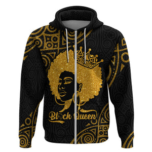 Educated Black Queen Hoodie African Women - Afroprintwear