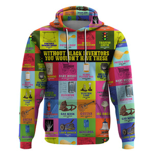 Black Inventions Hoodie African-American Inventors - Afroprintwear