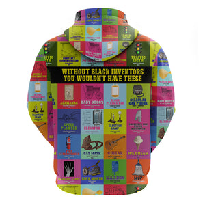 Black Inventions Hoodie African-American Inventors - Afroprintwear