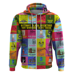 Black Inventions Hoodie African-American Inventors - Afroprintwear