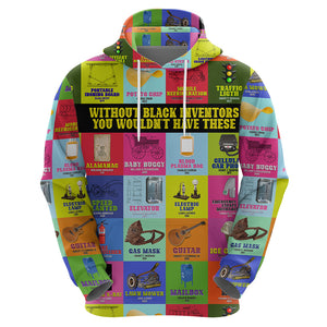 Black Inventions Hoodie African-American Inventors - Afroprintwear