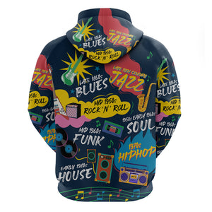 Music That Makes Us Proud African Hoodie Black People - Afroprintwear