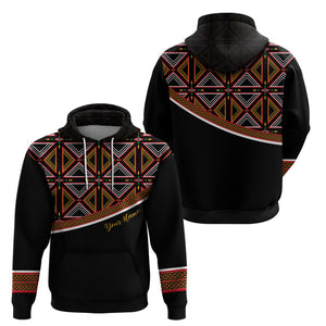 Personalized Bamenda African Hoodie Atoghu Cameroon Print - Afroprintwear