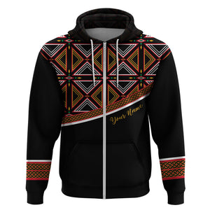 Personalized Bamenda African Hoodie Atoghu Cameroon Print - Afroprintwear