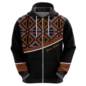 Personalized Bamenda African Hoodie Atoghu Cameroon Print - Afroprintwear