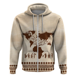 Root Africa Hoodie African Map - Afroprintwear