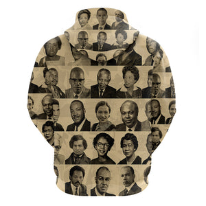 Civil Rights Leaders Hoodie African-American - Afroprintwear