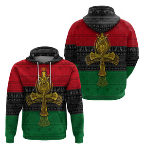 Pan African Ankh Hoodie - Afroprintwear