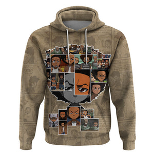 Huey Freeman Hoodie African American - Afroprintwear