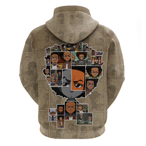 Huey Freeman Hoodie African American - Afroprintwear